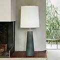 lampada da tavolo cosiness 102 cm grigio/bianco ceramica