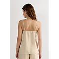 top in tela di lino the pure linen donna naturale taglia m
