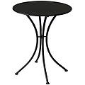 tavolo da giardino in ferro nero &oslash; 60 cm