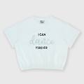 t-shirt in jersey da bambina bianco taglia 6