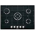 gt755bk piano cottura da incasso 5 fornelli nero