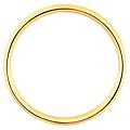 fede comoda leggera 2. 5 mm oro giallo collezione fede leggera 750/1000 oro giallo