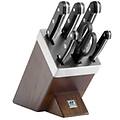 gourmet 7 pz set di coltelli/coltelleria con ceppo (36133-000)