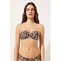 fascia costume brown zebra donna marrone 7