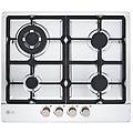 cbgz2414s piano cottura a gas 60cm 8 5kw 4 bruciatori griglie in ghisa piatto inox