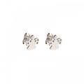 orecchini donna con angeli in oro bianco 803321707556
