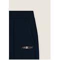 pantaloni con dettaglio logato e fondo dritto dark sapphire donna extra small