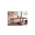 freeform 2 tavolino da salotto in legno di acacia laccato / noce 150x70x45