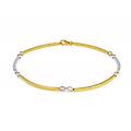 bracciale uomo oro giallo bianco gl-son168019