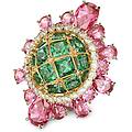 anello cocktail curiosa multicolore placcato color oro rosa 58