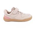 sneakers da bambina beige e rosa con strap taglia 24