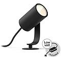 - lighting white and color kit base lily faretto da esterno integrata 8 w nero