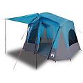 - tenda da campeggio a cabina per 5 persone blu impermeabile