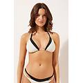 triangolo costume double bikini donna nero 2