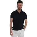 polo in maglina blu