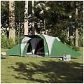 - tenda da campeggio a cupola per 6 persone verde impermeabile