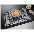 Aeg Piano Cottura Hgb75400sm A Gas 5 Fuochi Gas Colore Acciaio Inox