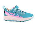 sneakers gore-tex da bambina turchese con strap taglia 24