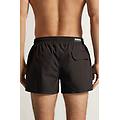 costume boxer mare tinta unita modello corto uomo nero taglia l
