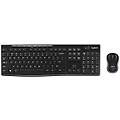 Logitech Tastiera E Mouse Ottico Wireless Uk Nero