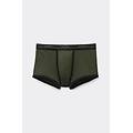 boxer in cotone superior con logo uomo verde taglia 3