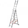 modula al405 3x7 gradini 3. 98 m scala in alluminio altezza stimata operativa 4. 98 m