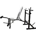 panca porta bilanciere pieghevole getfit force bench 860 schienale regolabile.