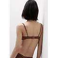 reggiseno push-up bellissima in seta donna naturale taglia 1b