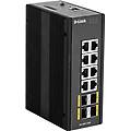 dis-300g-12sw gestito l2 gigabit ethernet (10/100/1000) nero
