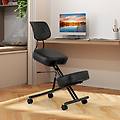 sedia ergonomica con supporto lombare per inginocchiarsi sgabello correttore con ruote universali