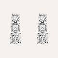 orecchini lobo trilogy diamotion oro bianco diamante collezione diamotion oro bianco