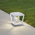 lampioncino dunia bianco metallo 24 cm e27 ip54