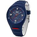 - p. leclercq dark blue orologio da uomo con cinturino in silicone 017600 medium blu