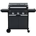 camping gaz barbecue select 3 ls plus instaclean nero