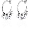 orecchini a cerchio lady chic wow acciaio collezione lady chic argentato