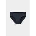 slip cotone con elastico a vista uomo blu taglia 5