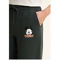 pantaloni sportivi neri con gamba ampia e stampa mickey mouse black donna large