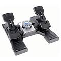g flight rudder pedals nero argento usb 2. 0 simulazione di volo analogico/digitale pc (945-000005)