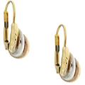 orecchini donna oro giallo bianco rosa gl100825