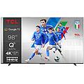 c65 serie c6 smart tv qled 4k 98'' 98c655 144hz audio onkyo con subwoofer google tv