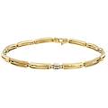 bracciale uomo oro giallo bianco gl101218