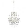lampadario a sospensione 5xe14 cristallo metallo design classico elegante