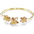 bracciale rigido idyllia taglio misto fiore multicolore placcato color oro m