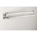 basic q porta salviette 33 4 cm doppio a snodo cromato codice prod b37120cr