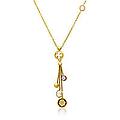 collana oro 18kt con pendente donna riflessi nf013cl y
