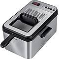 friggitrice con controllo digitale 2200 w nero/acciaio inox