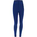 pantaloni push up wr. up vita altissima in jersey organico navy peony donna extra large