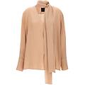 blusa fiocco al collo