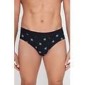 slip in cotone elasticizzato stampato uomo blu tama&ntilde;o xl