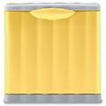 pattumiera (20lt) amica eco space giallo 42551